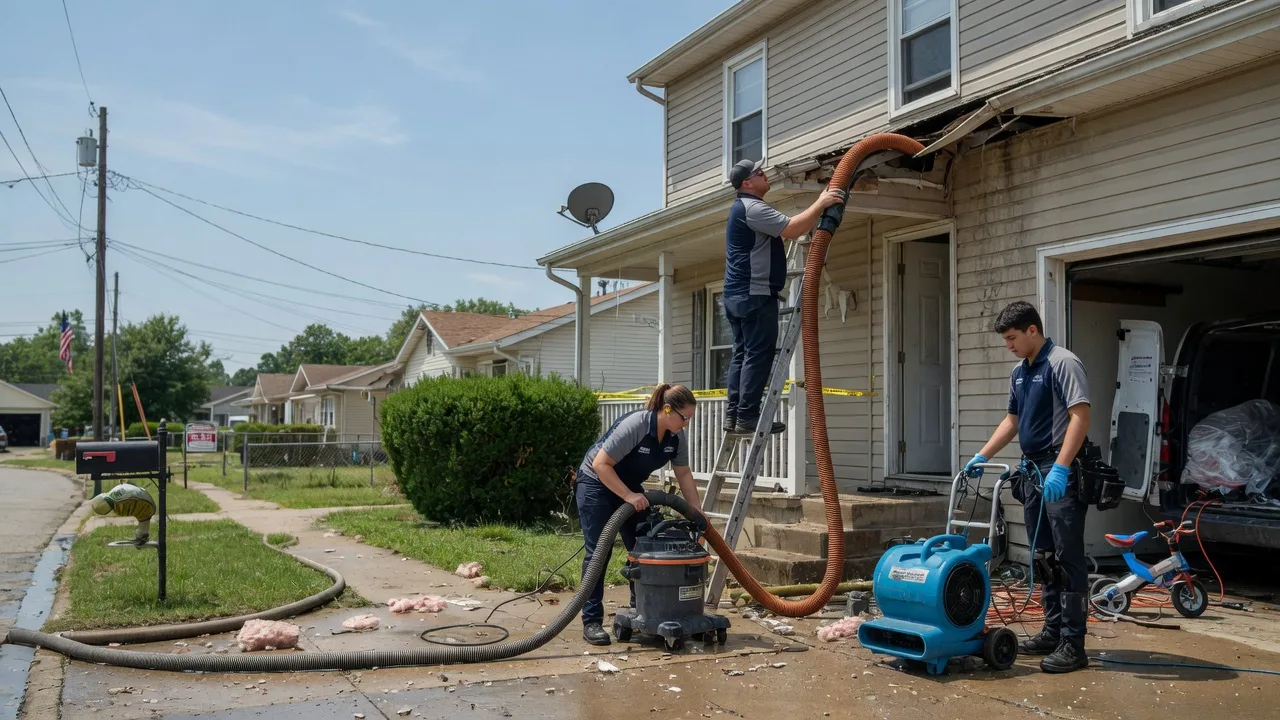 Water Damage Restoration in Mapleton, IL near me
